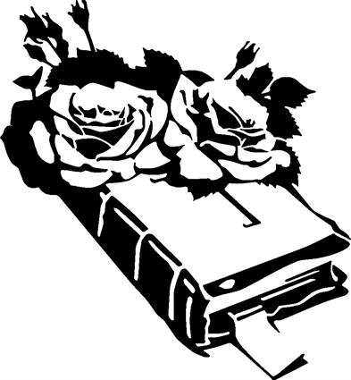 Bible with Roses 002